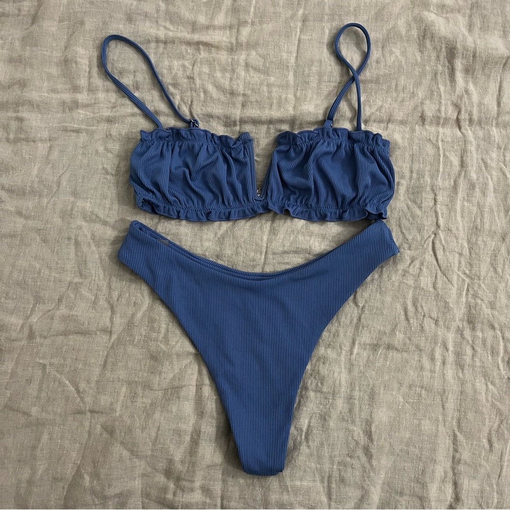 Zaful Ruched Bikini w/ Removable straps